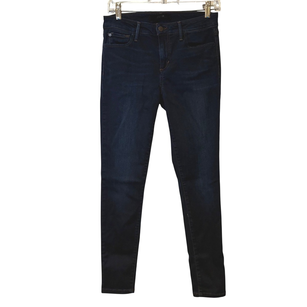 Joe's Jeans The Icon Skinny Ankle Women 28 Dark Indigo Flawless Mid Rise Stretch